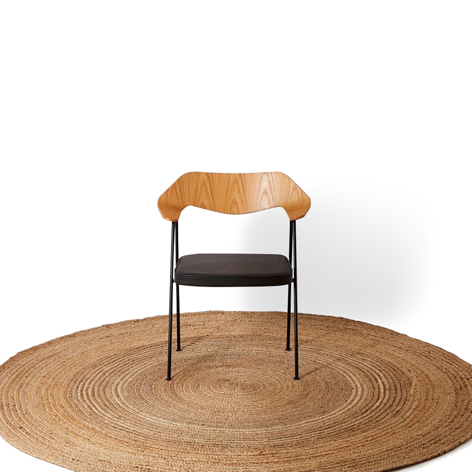 Jute Braided Round Rug (200cm) The Conran Shop