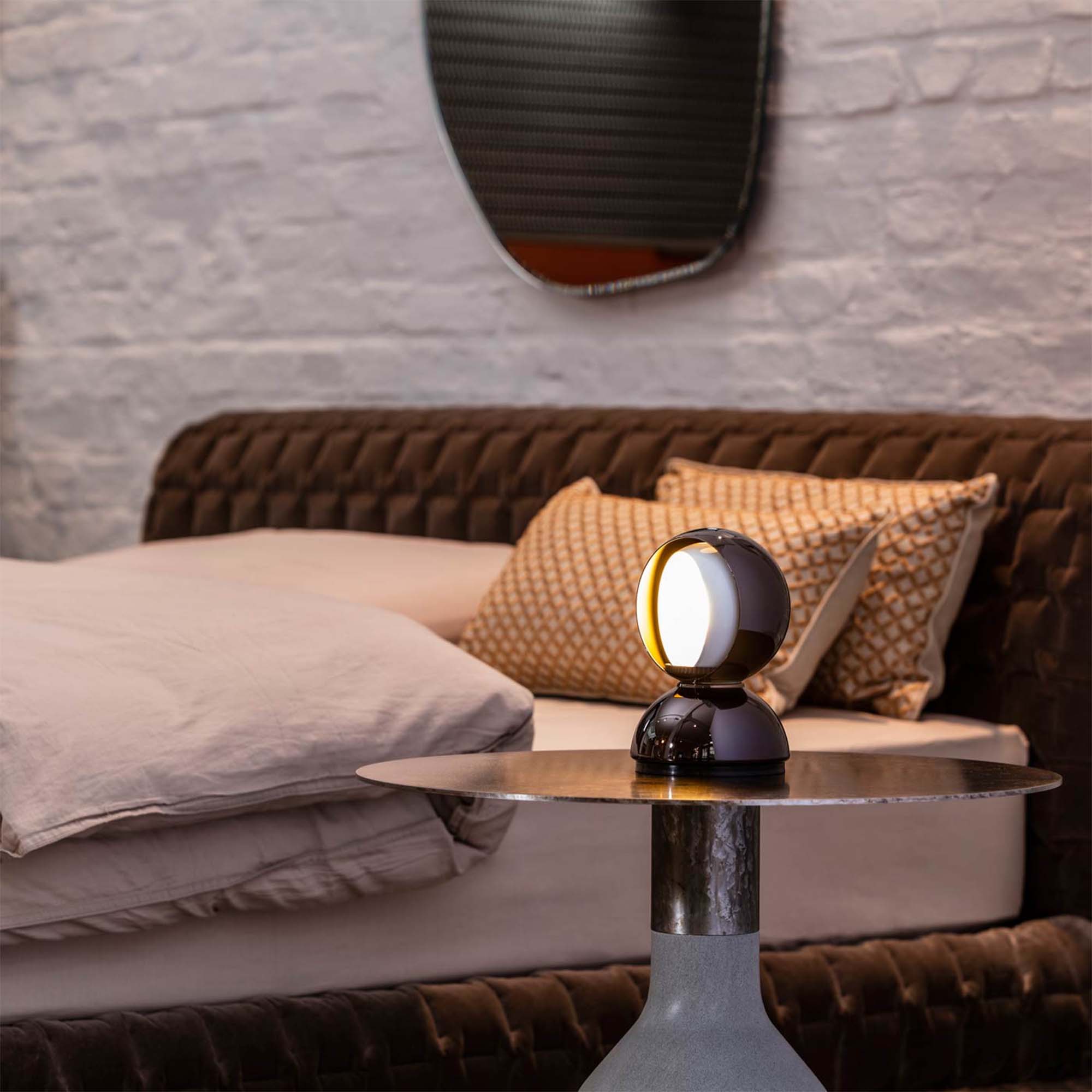 Eclisse PVD Table/Wall Lamp - Black