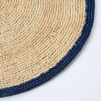 Blue and Natural Placemat 38cm