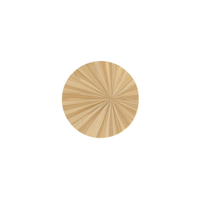 Soleil Round Wood Coaster - Fawn