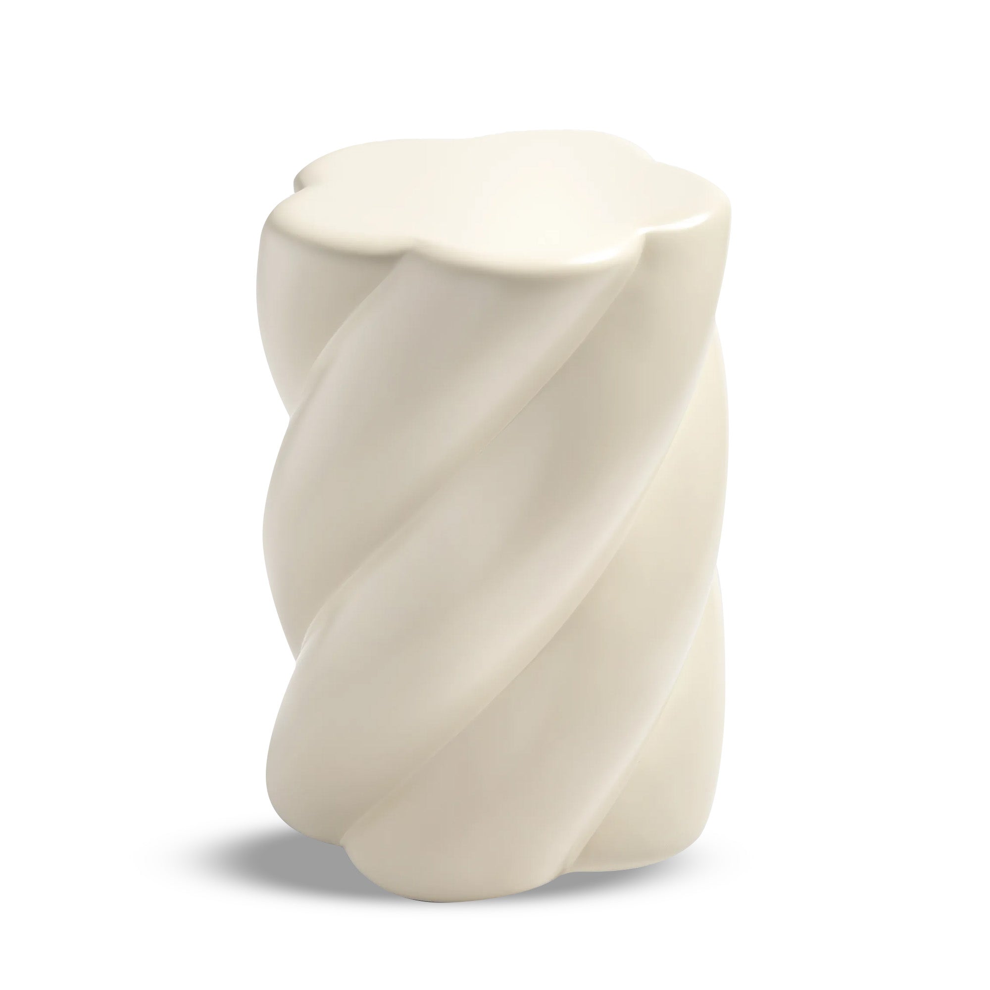 Stool Marshmallow Off White
