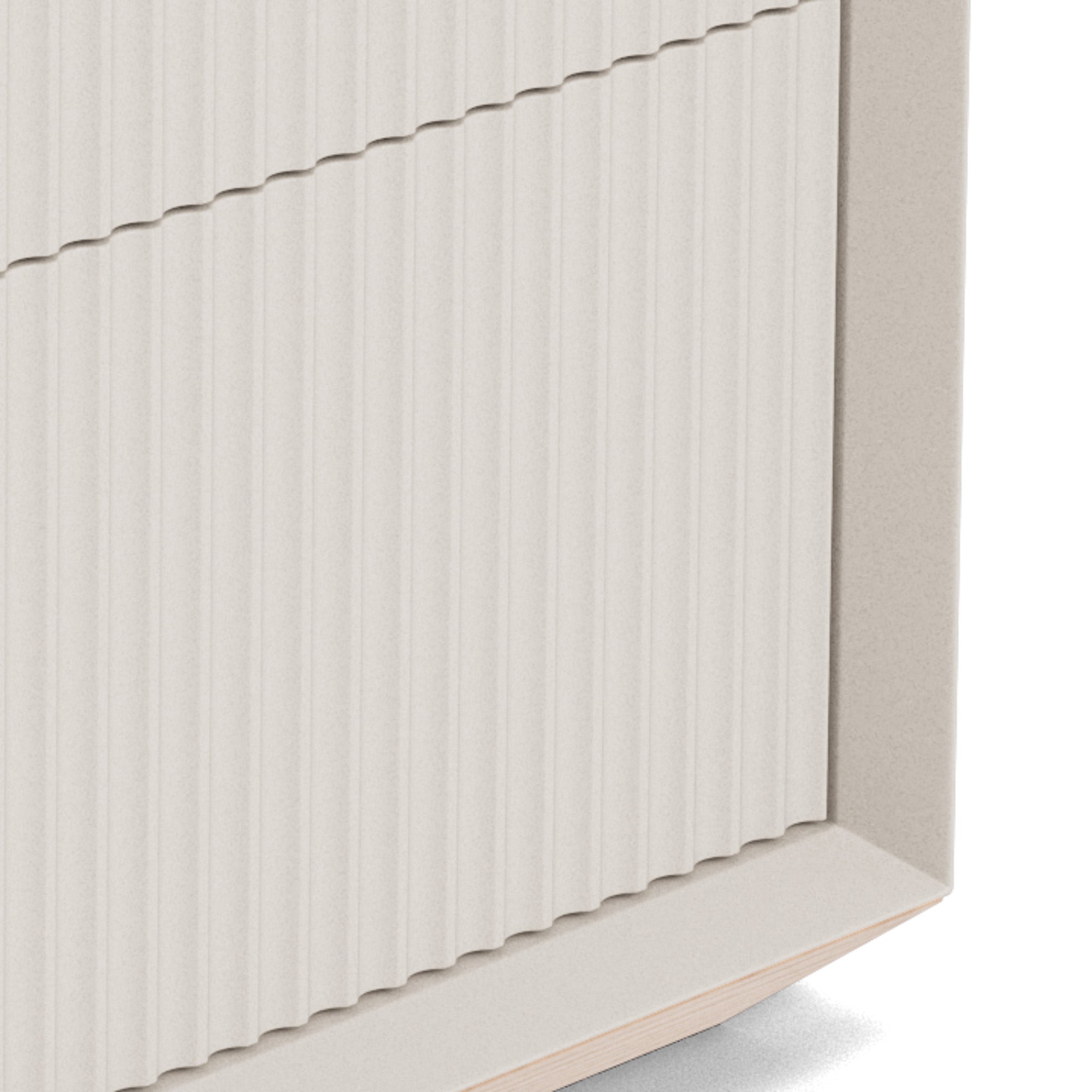 Pillar 6 Drawer Tallboy - Stone