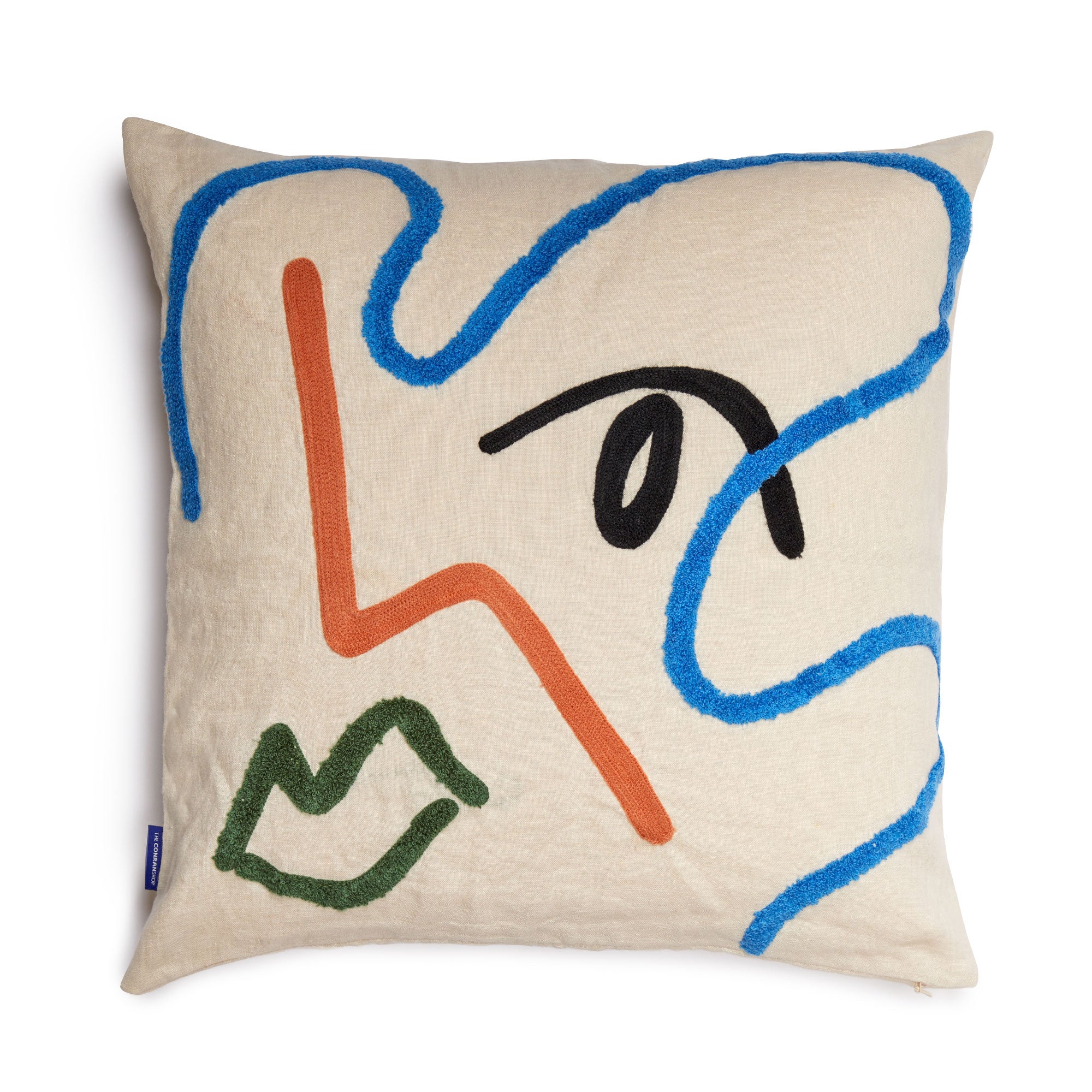 Abstract face pillow cover sale