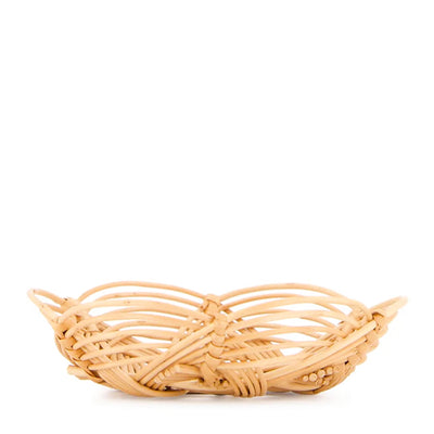 Handmade Vitoria Natural Wicker Bread Basket - Small