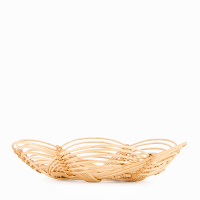 Handmade Vitoria Natural Wicker Bread Basket - Large
