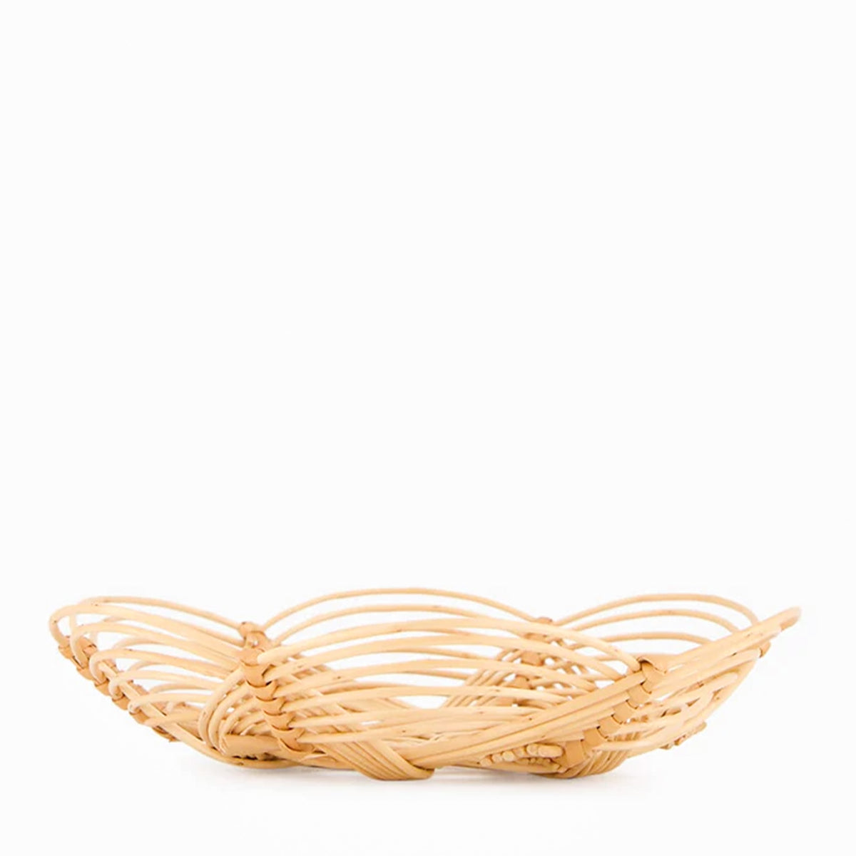 Handmade Vitoria Natural Wicker Bread Basket - Large