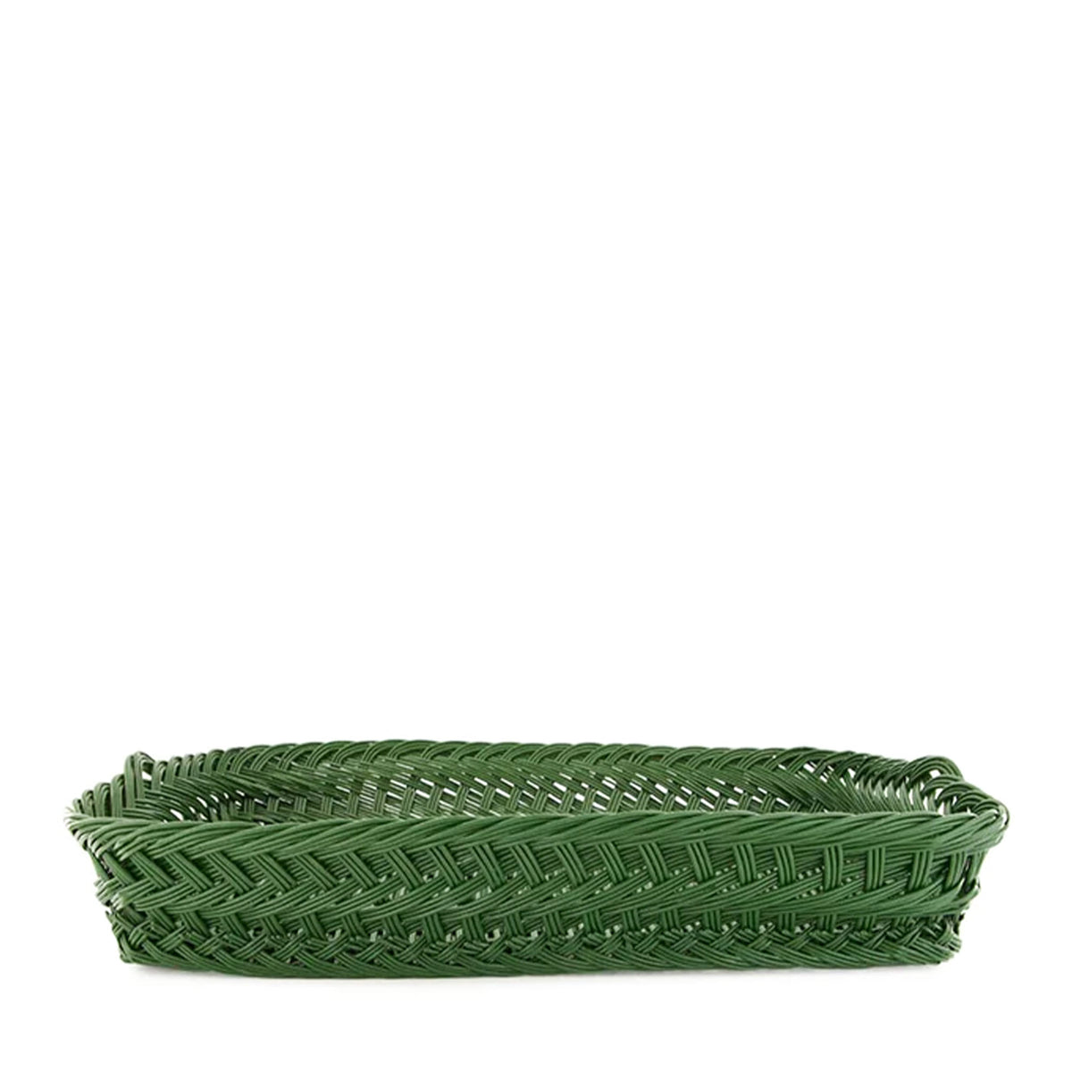 Vitoria Green Wicker Tray - Large