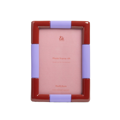 Photo Frame Rift Burgundy