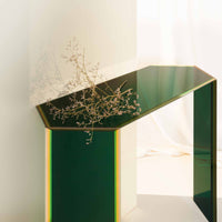 Bisel Console Table - Green