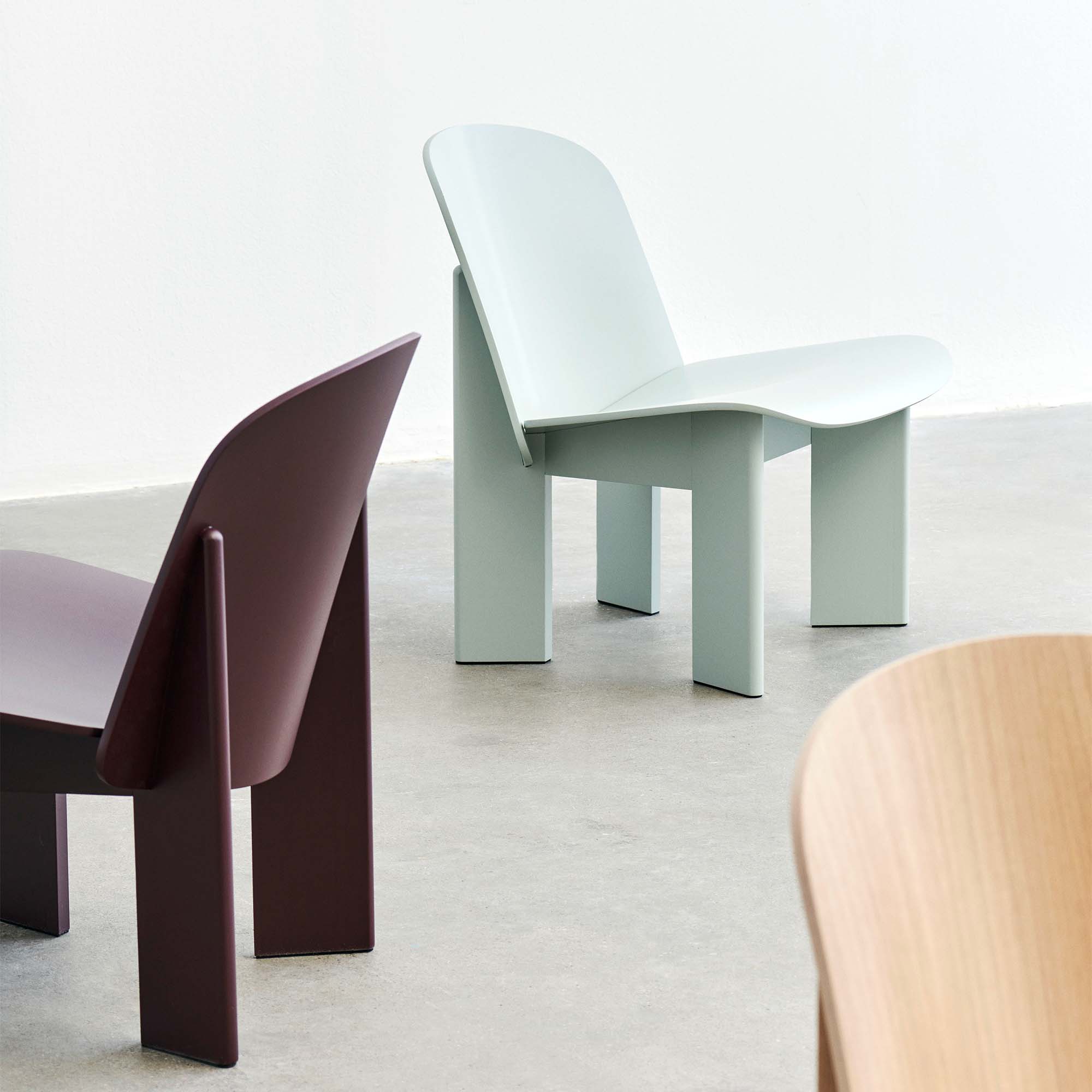 Chisel Lounge Chair Lacquered Walnut by Hay The Conran Shop