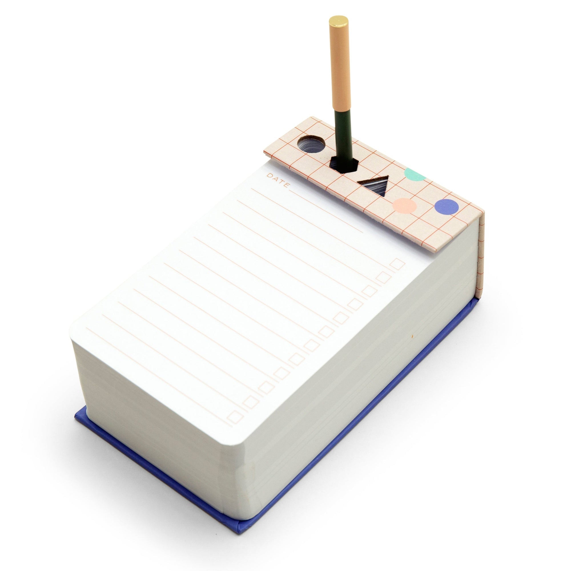 دفتر ملاحظات مكتبي مع قلم