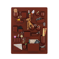 Large Uten.Silo RE I Notice Board - Japanese Red