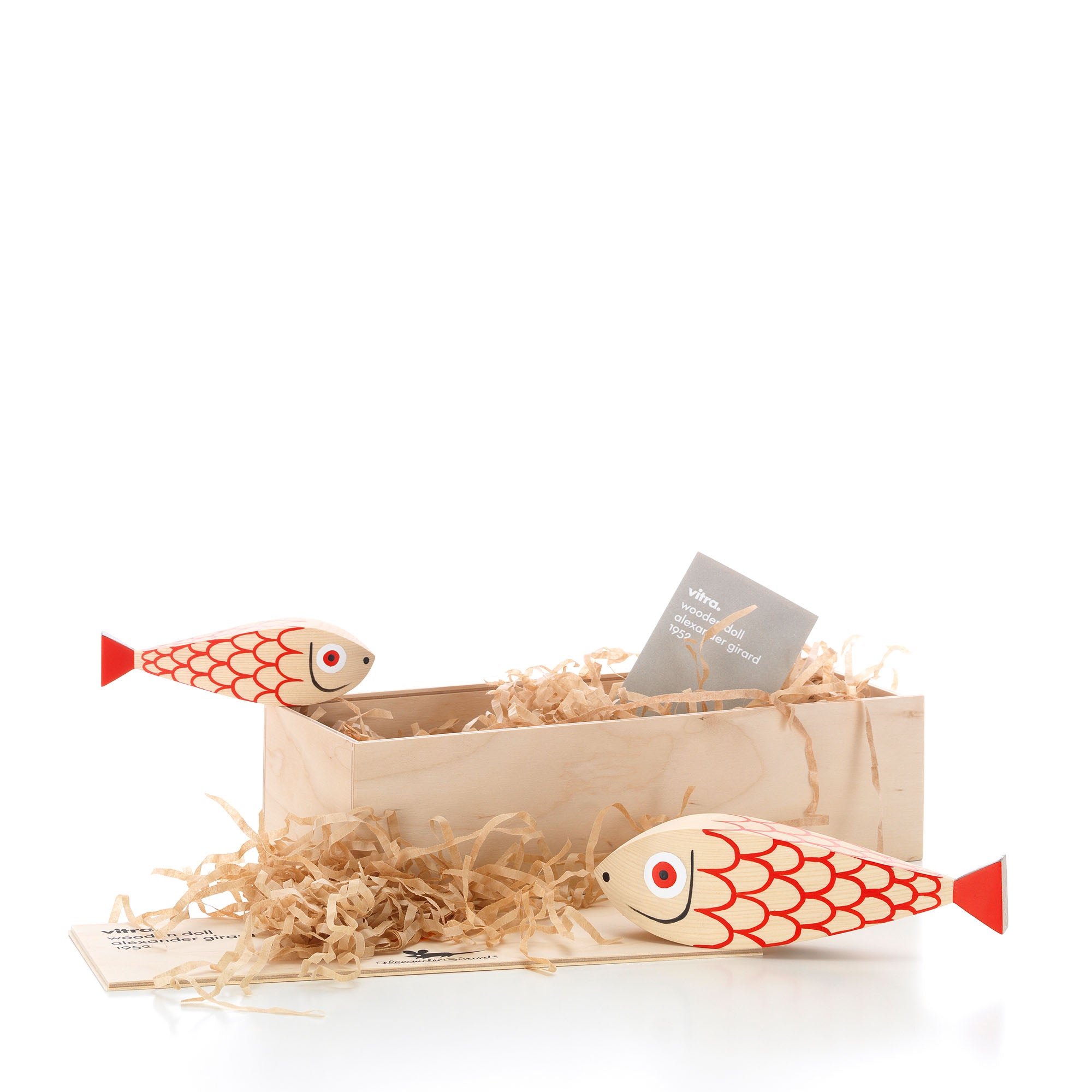 Wooden Dolls Mother Fish & Child