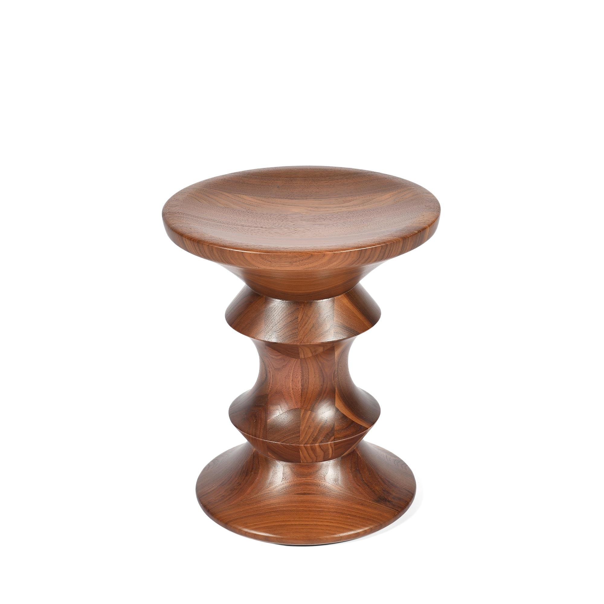 Stools Model C, Solid Walnut by Vitra – The Conran Shop