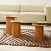 طاولة جانبية خشبية - متوسطة