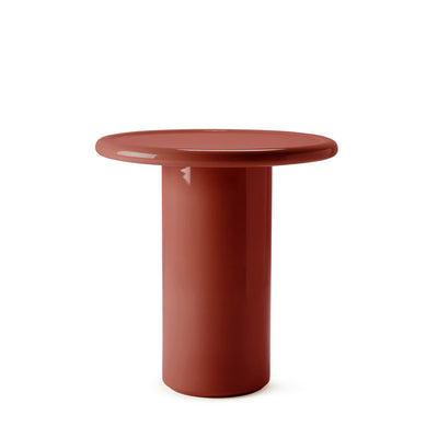Mag Round Tall Side Table - Red