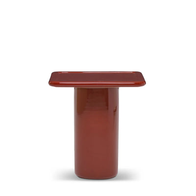 Mag Square Tall Side Table - Red