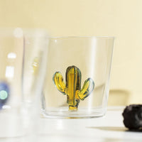 Desert Plant Tumbler Cactus Green/Amber