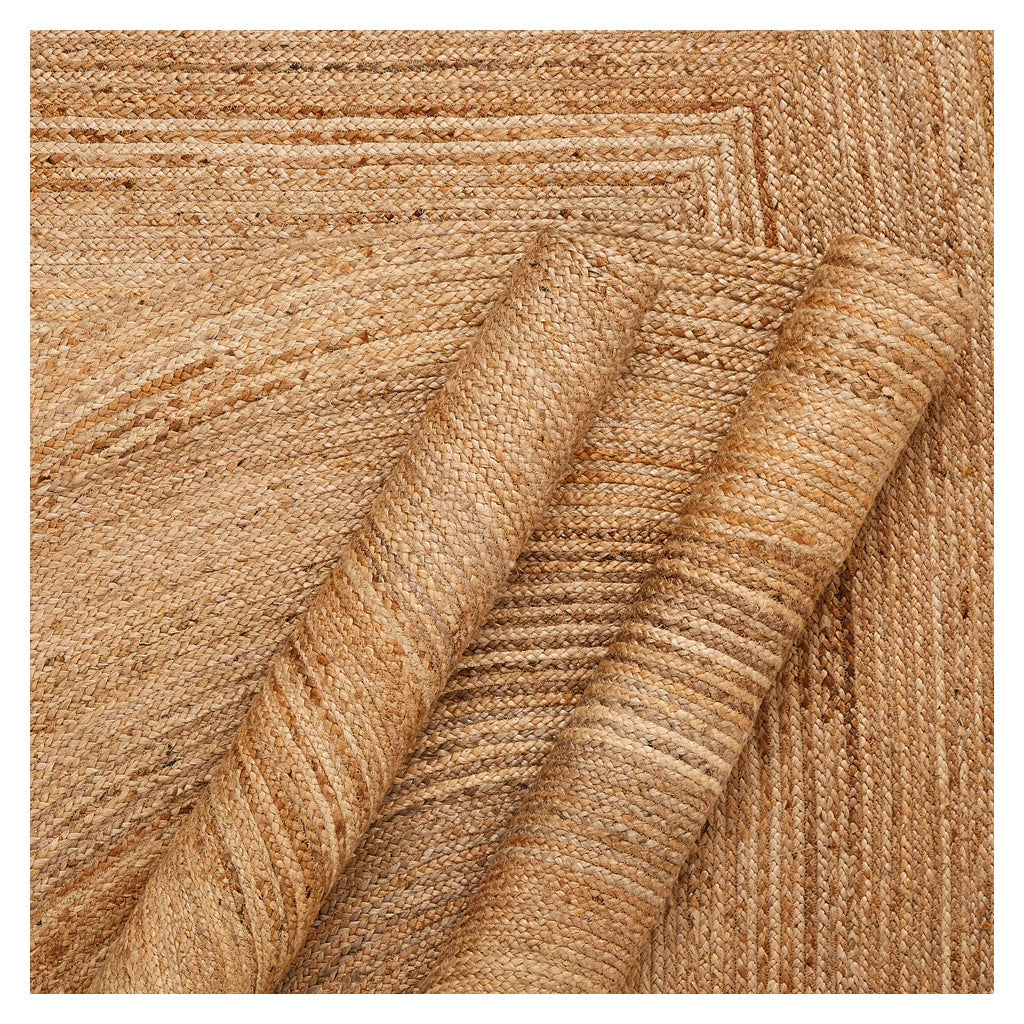 Conran Rugs Jute Braided Rug Neutral 200 x 300cm | The Conran Shop Kuwait
