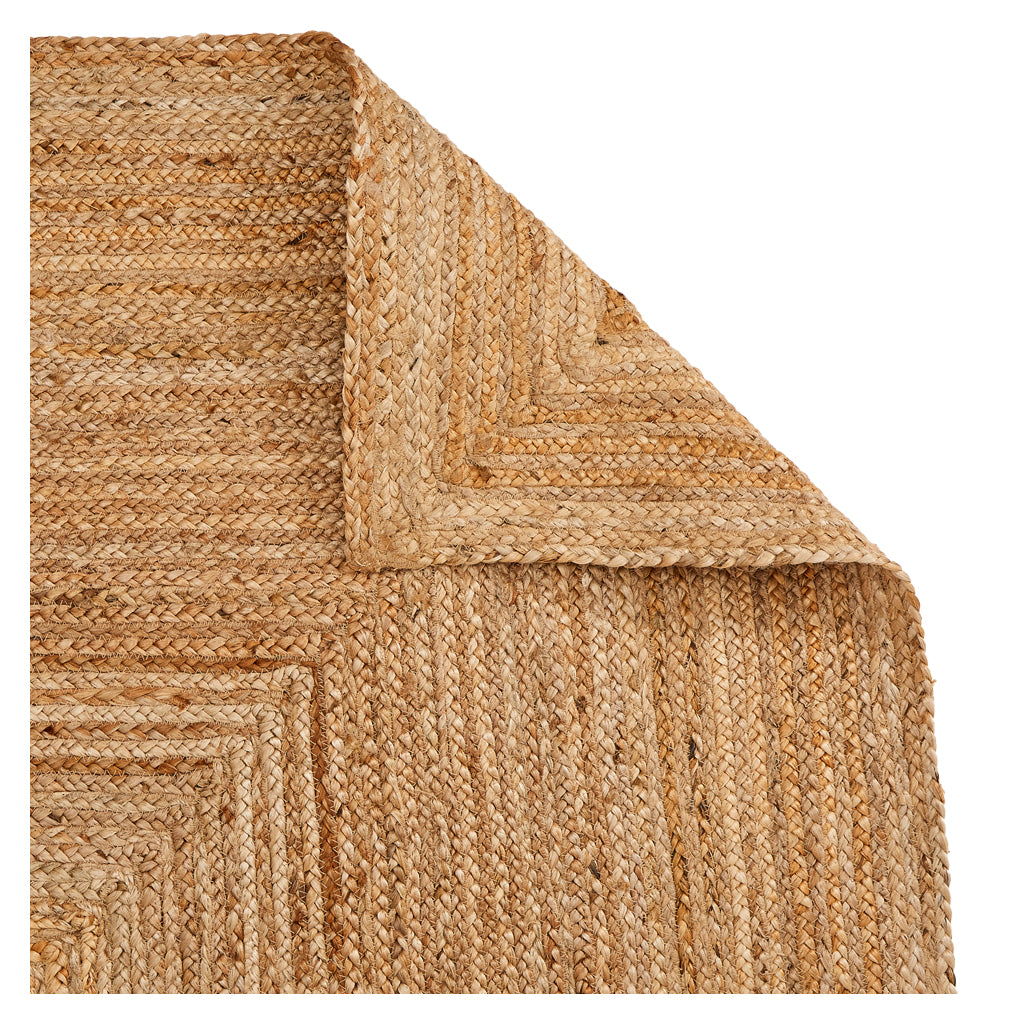 Conran Rugs Jute Braided Rug Neutral 200 x 300cm | The Conran Shop Kuwait