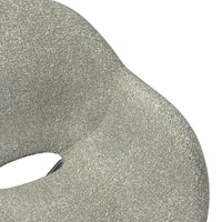 Cross Leg Armchair - Boucle: Noisette
