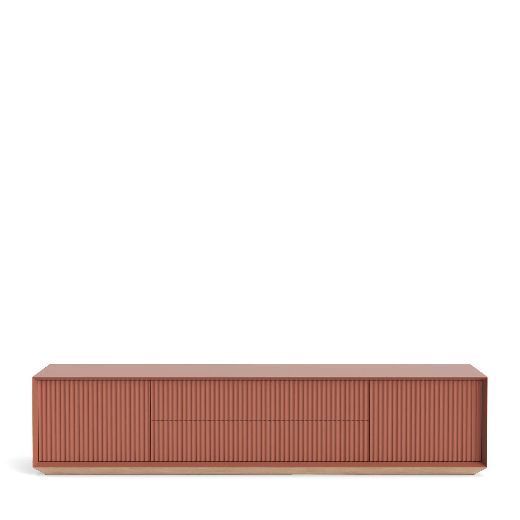 كونسول بيلار المنخفض 200 سم - أحمر