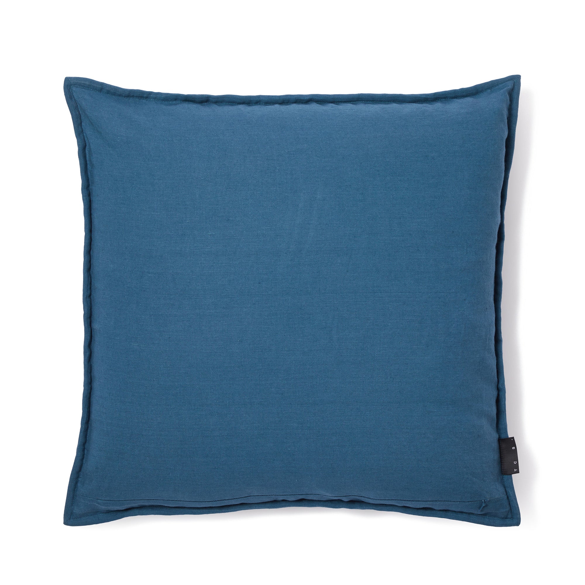 Alston Oversized Linen Cushion Cover Blue 59cm x 59cm