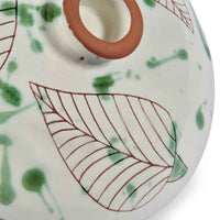 Ceramic Round Serving Tureen With Motifs