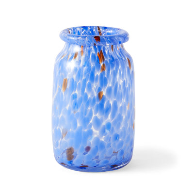 Splash Vase Roll Neck - Medium Blue