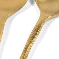 Tea Spoon Cutlery Box In Gold - 4 Pcs