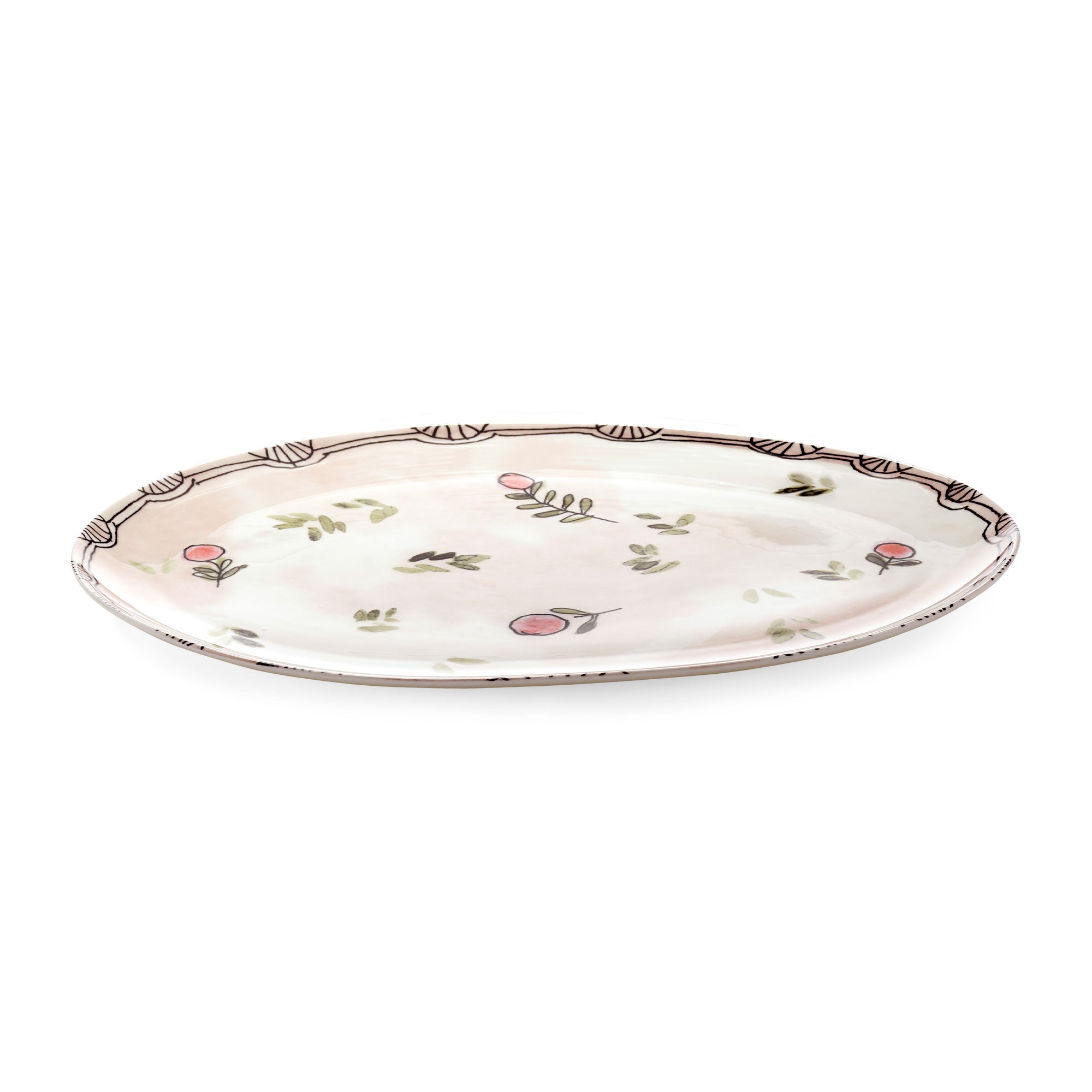 Mirtillo Nude Large Oval Plate °2 image 2