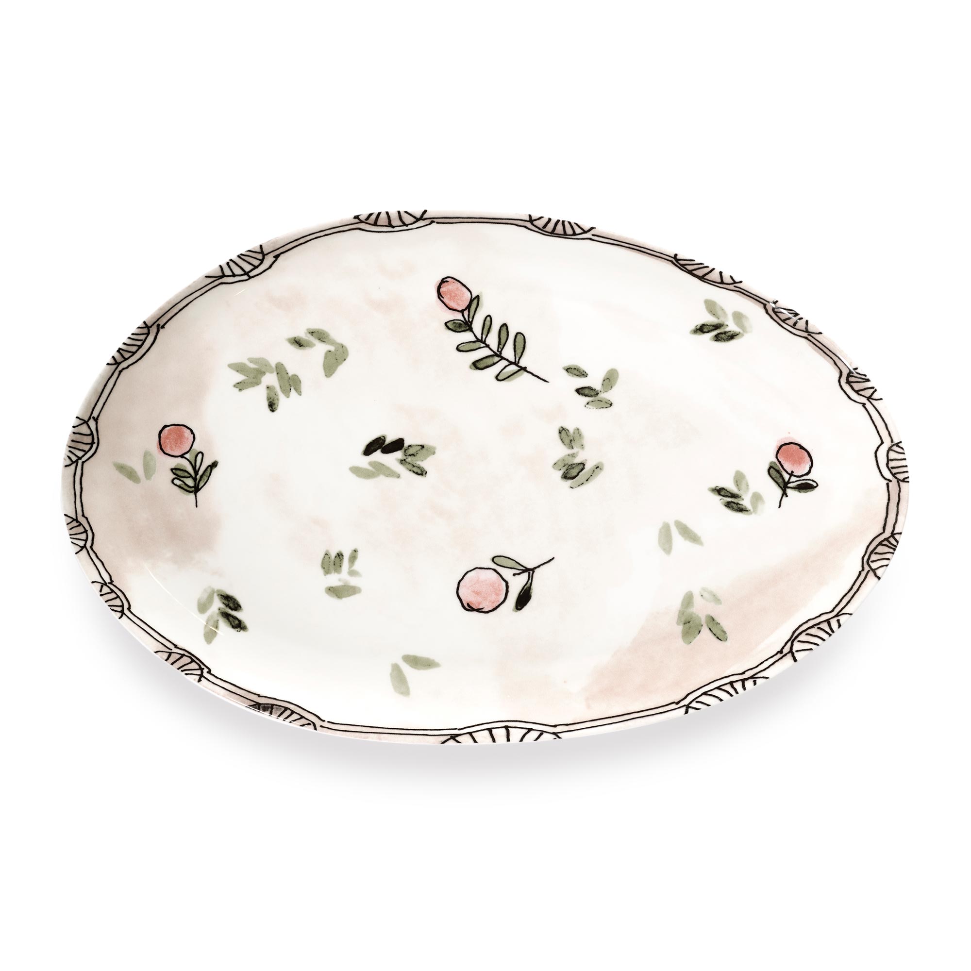 Mirtillo Nude Small Oval Plate °2 image 1