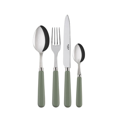 طقم أدوات المائدة 4 قطع بوب يوني - أخضر فاتح