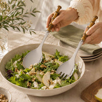 Panda Salad Set of 2 Pcs - Light Bamboo