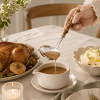 Panda Gravy Ladle - Light Bamboo