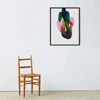 Drawing 15 Oak Framed Poster