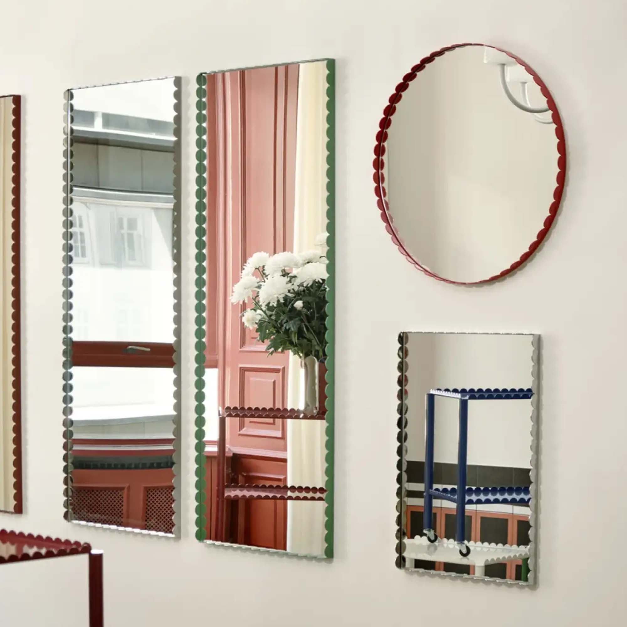 Arcs Rectangle Mirror S - Mirrored