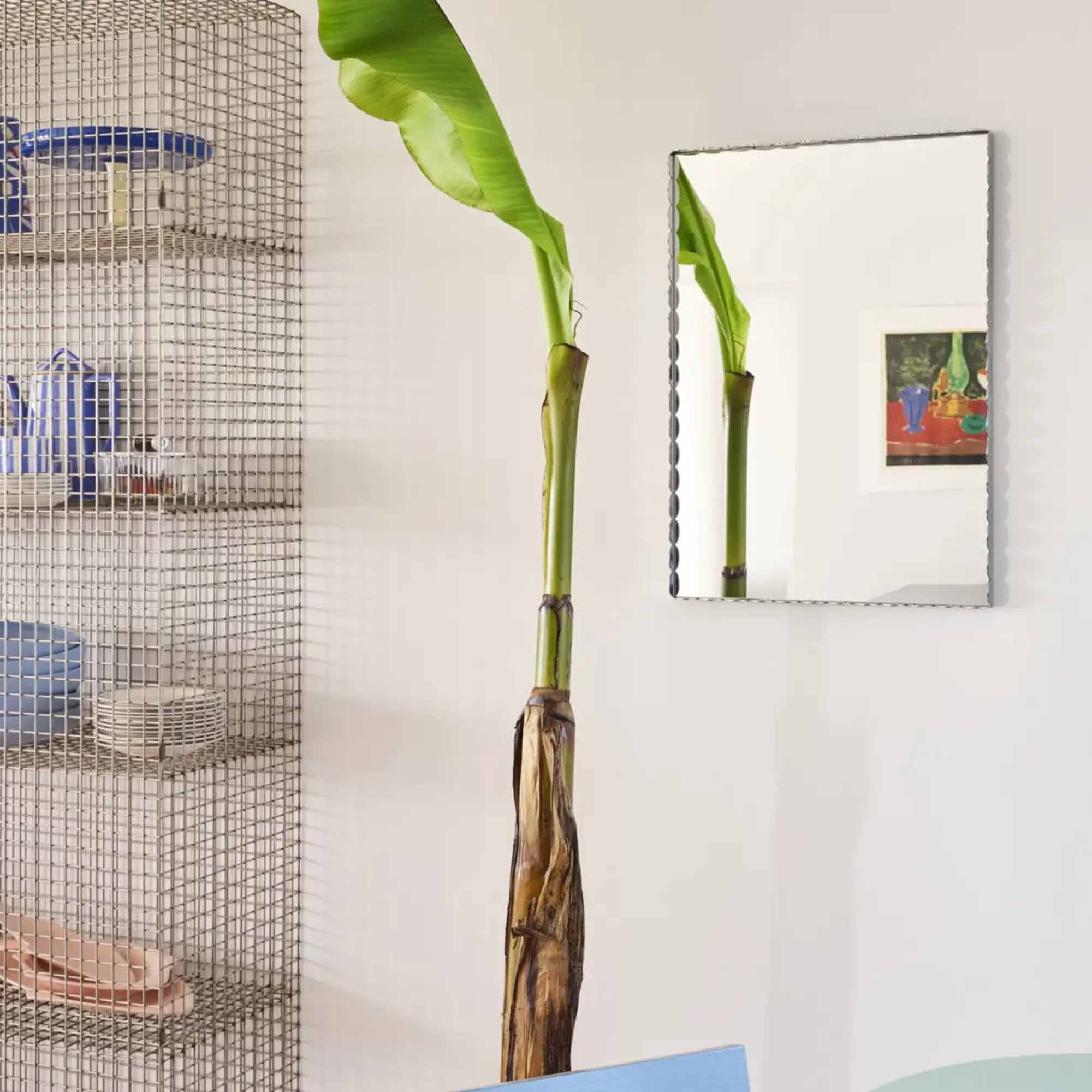 Arcs Rectangle Mirror S - Mirrored