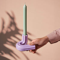 Templo Candle Holder - Lavender