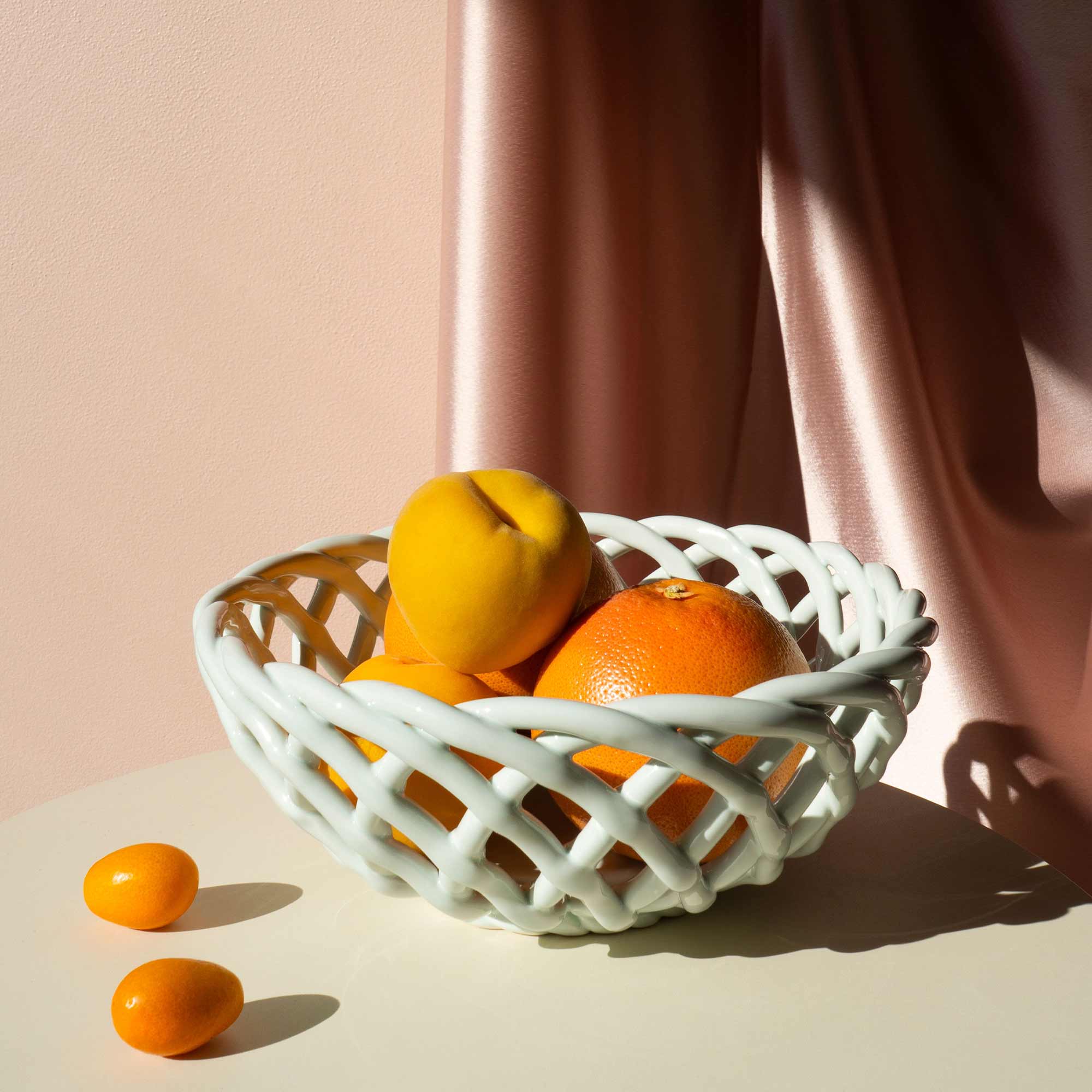 Sicilia Ceramic Basket Grey Green by Octaevo The Conran Shop