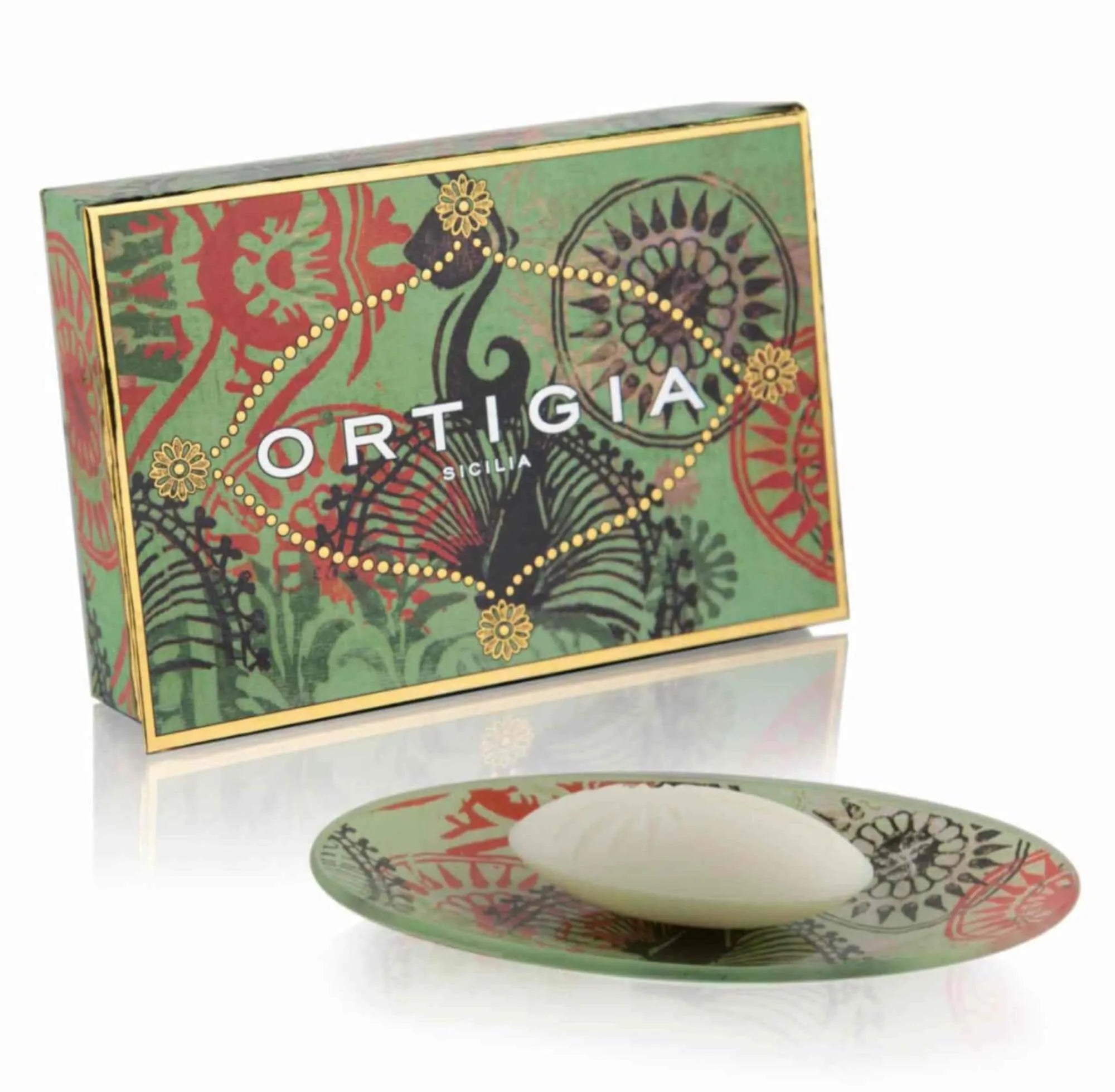 Fico d'India Glass Plate & Soap