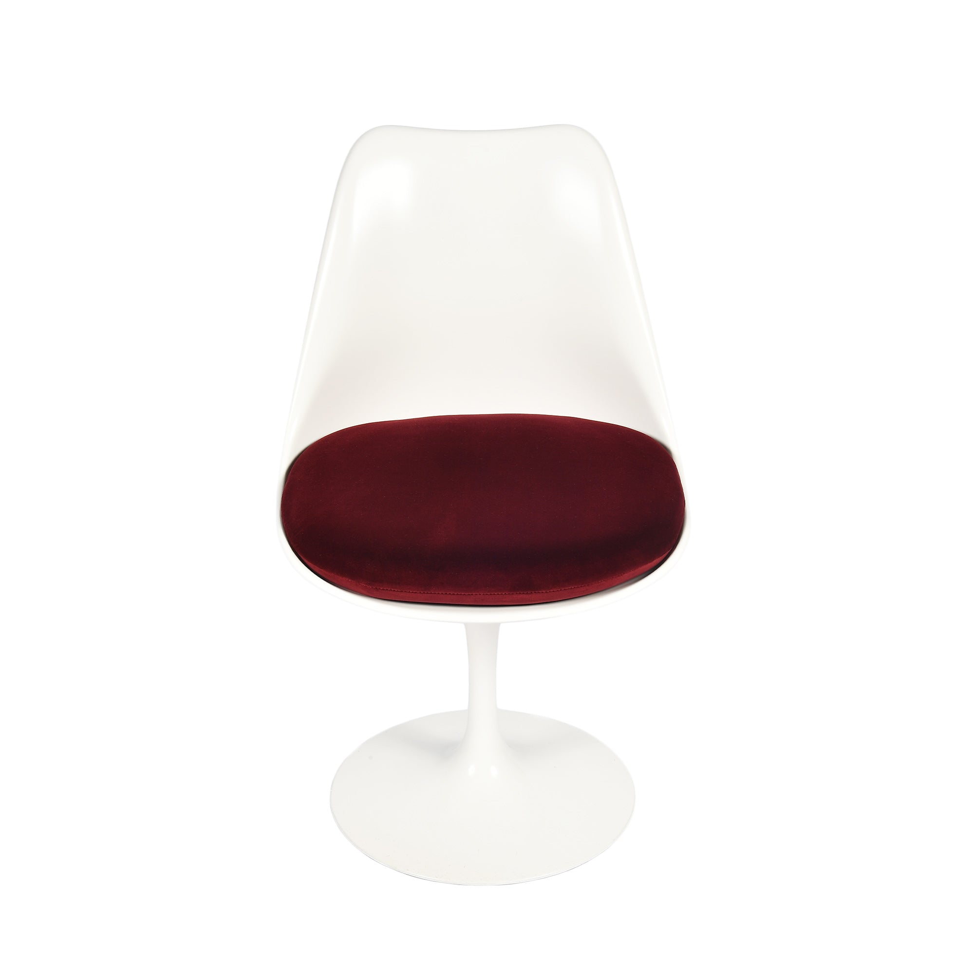 Saarinen Tulip Armless Chair - Red Leather image 2