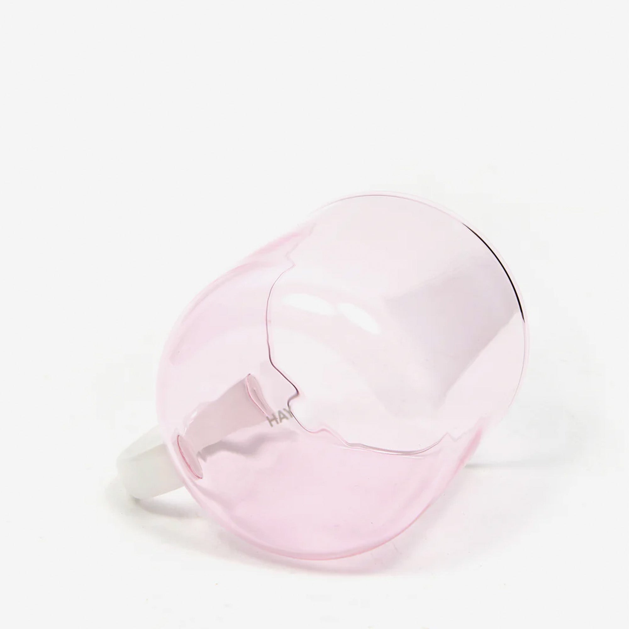 Borosilicate Mug Set Of 2 Pink With White Handle