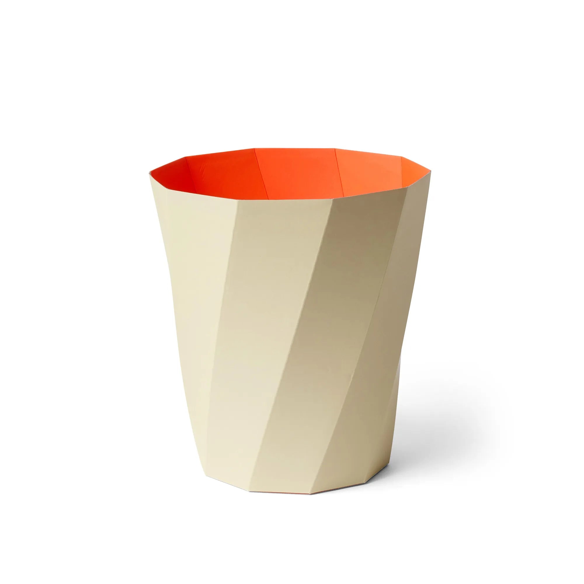 Paper Bin Warm Beige