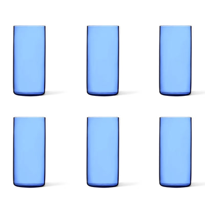 Cilindro Extra Light Colore Beverage Light Blue (Set of 6)