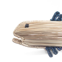 Iraca Fish Napkin Ring - Beige & Blue Fish