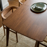 Ninety Extending Dining Table Dark Walnut 200cm