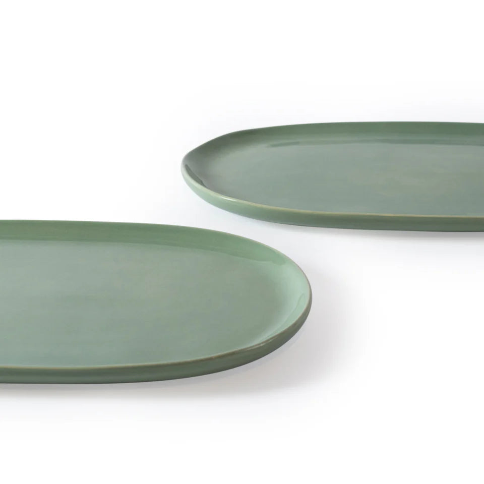 Luna Celadon Serving Dish 28cm Set - 2 Pcs