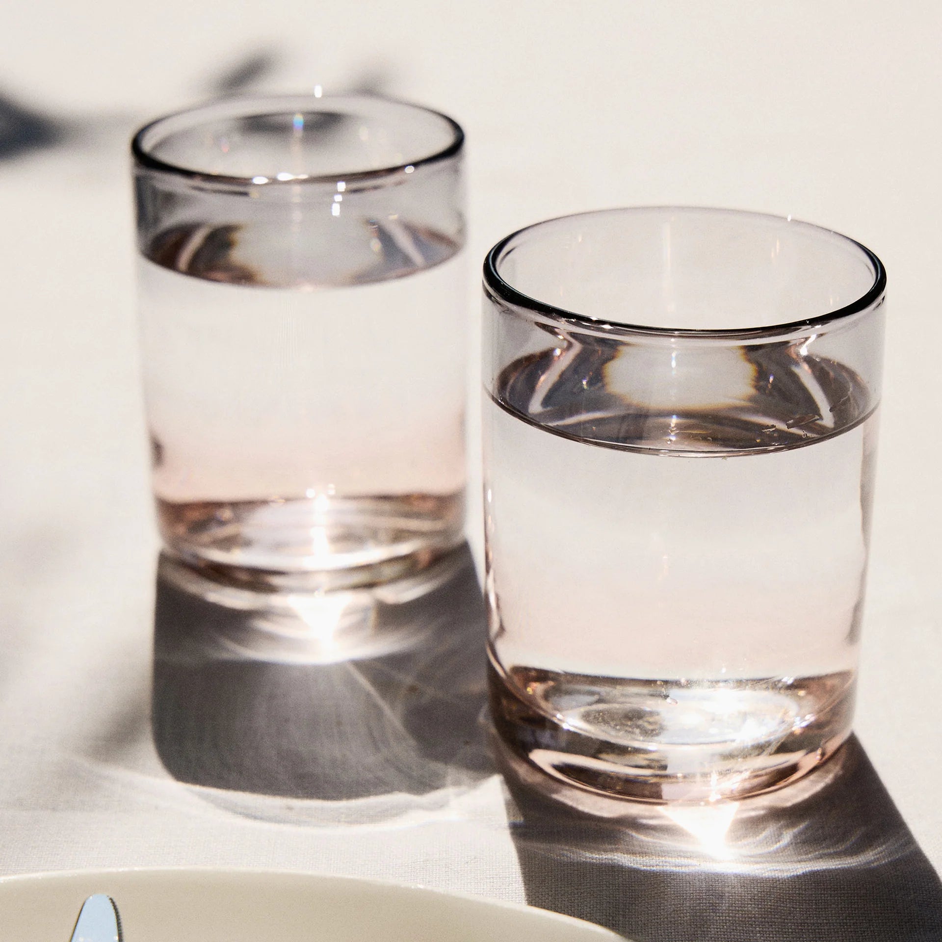 Ombre Tumbler Peach and Smoke (Set of 2)