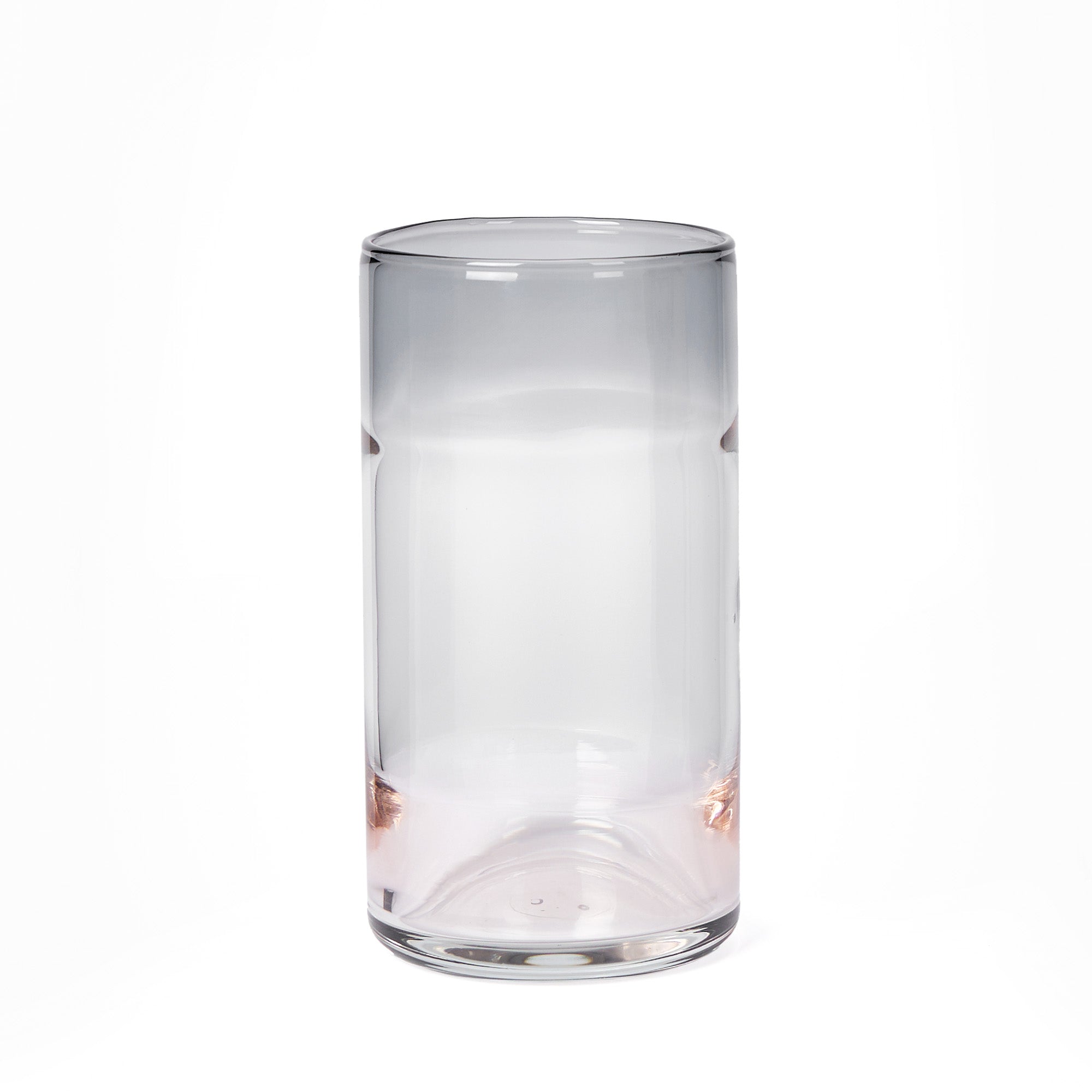 Ombre High Ball Peach and Smoke (Set of 2)